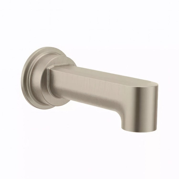 Tub Spout Greenfield Non-Diverter Brushed Nickel 7-3/8 Inch Metal - Image 1