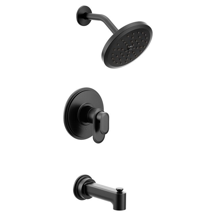 Tub and Shower Trim Greenfield M-Core 4 1 Lever Matte Black WaterSense ADA - Image 1