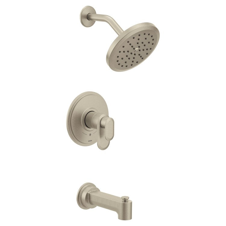 Tub and Shower Trim Greenfield M-Core 4 1 Lever Brushed Nickel WaterSense ADA - Image 1