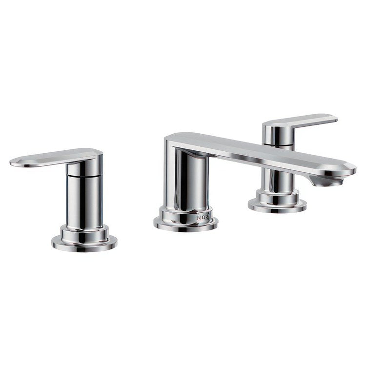 Lavatory Faucet Greenfield 8 to 16 Inch Spread 2 Lever ADA WaterSense Chrome - Image 1