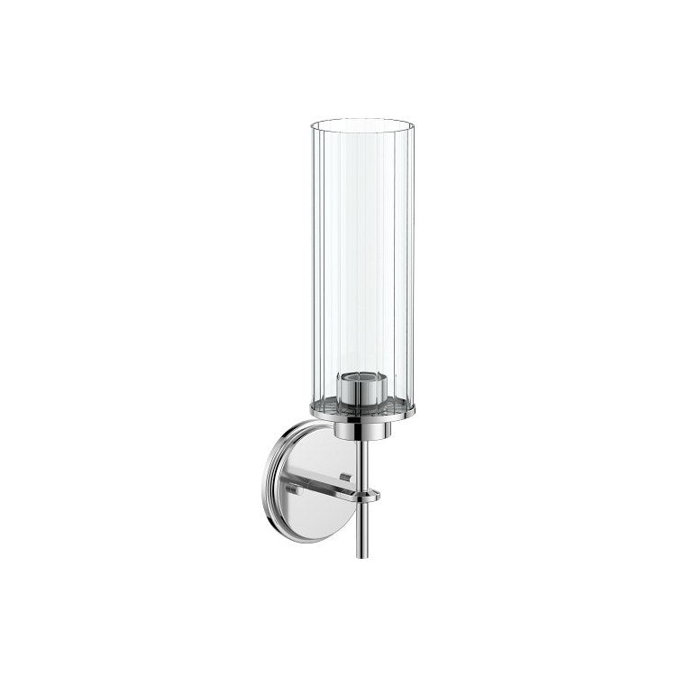 Bath Light Greenfield Single Globe 1 Lamp Chrome Glass or Shade Globe - Image 1