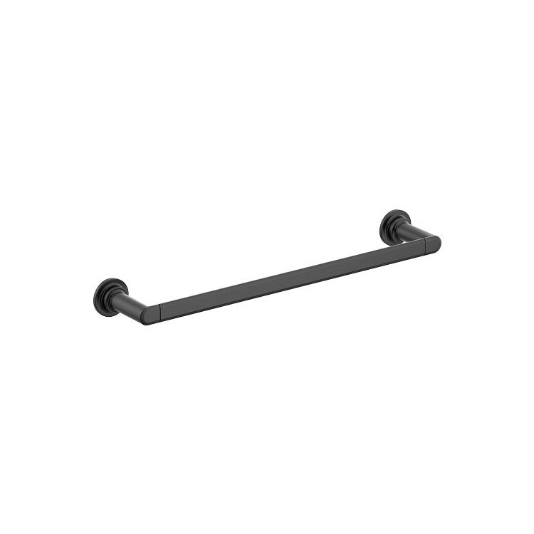 Towel Bar Greenfield 18 Inch Matte Black Zinc 3-1/2 Inch - Image 1