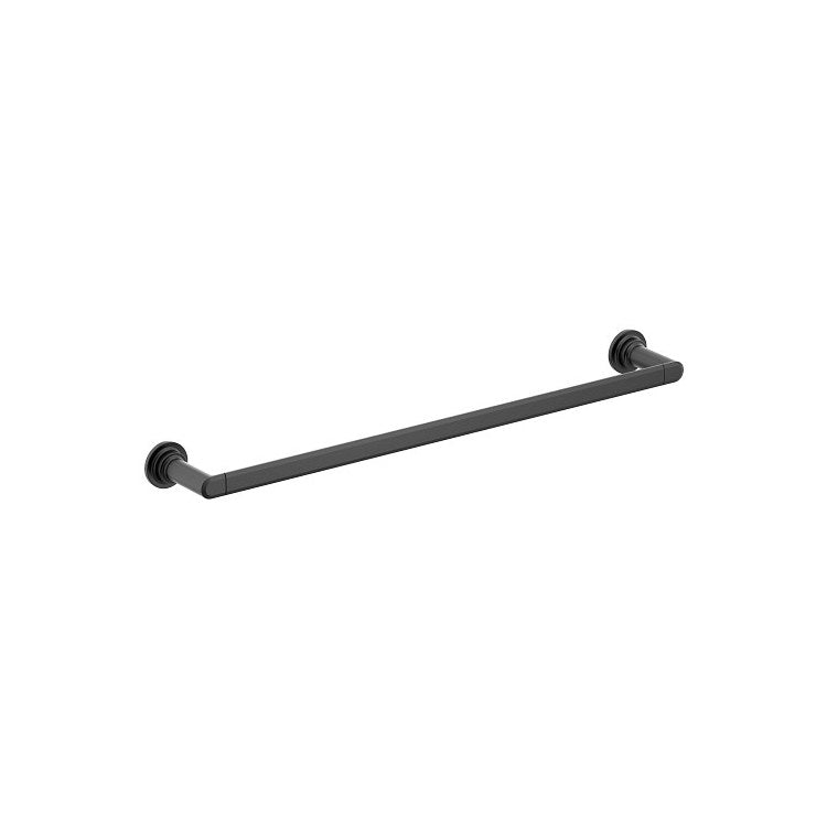 Towel Bar Greenfield 24 Inch Matte Black Zinc 3-1/2 Inch - Image 1