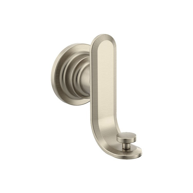 Robe Hook Greenfield Double Brushed Nickel 3-9/16 Inch 3 Inch Wall Zinc - Image 1