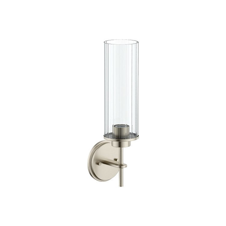 Bath Light Greenfield Single Globe 1 Lamp Brushed Nickel Glass or Shade Globe - Image 1