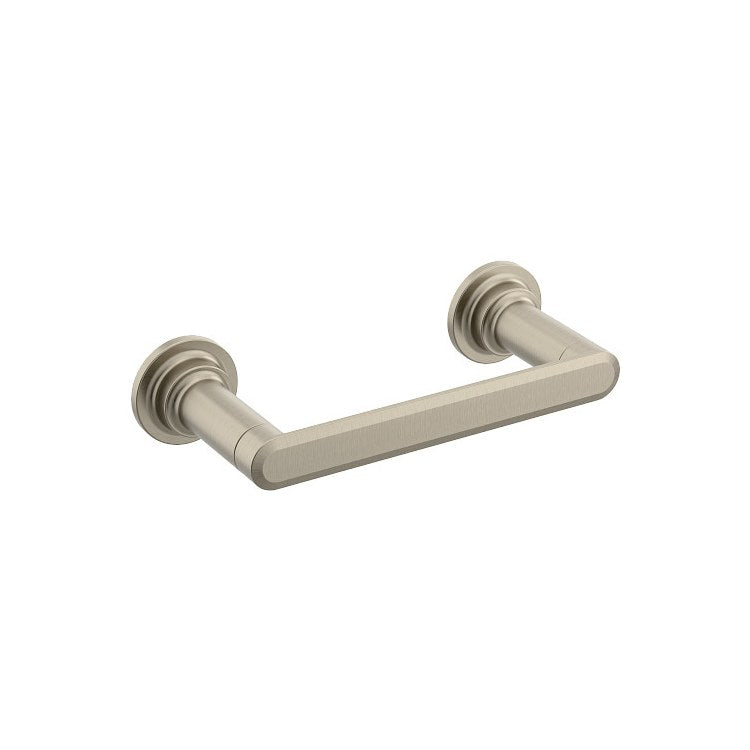 Toilet Paper Holder Greenfield Brushed Nickel Zinc 6-1/2 Inch 3-1/2 Inch Wall - Image 1