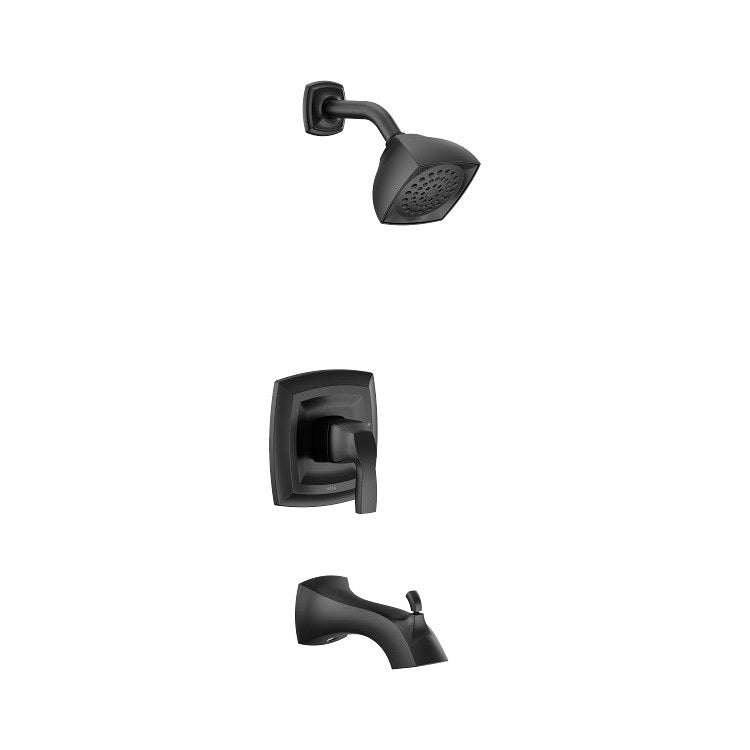 Tub and Shower Trim Voss M-Core 2-Series Eco-Performance 1 Lever Matte Black WaterSense ADA 1.75 Gallons per Minute for Valve Series U130 or U140 - Image 1