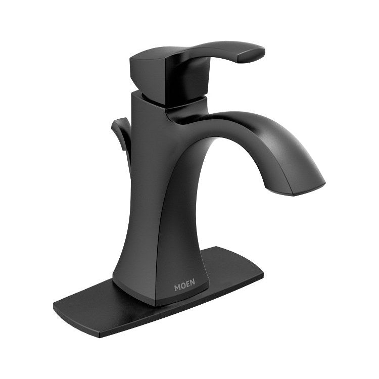 Lavatory Faucet Voss 1 Lever ADA WaterSense Matte Black 1.2 Gallons per Minute - Image 2