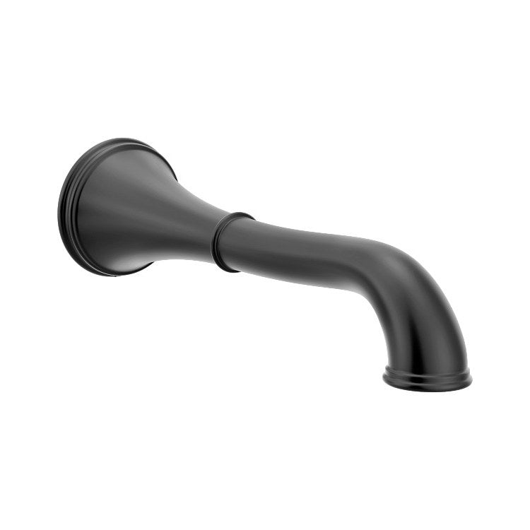 Tub Spout Belfield Non-Diverter Matte Black 10 Inch Metal - Image 1