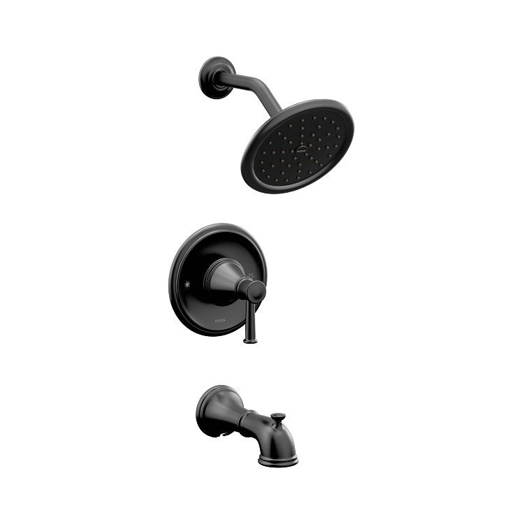 Tub and Shower Trim Belfield Posi-Temp 1 Lever Matte Black WaterSense ADA 1.75 Gallons per Minute for 62300 2500 Valve - Image 1