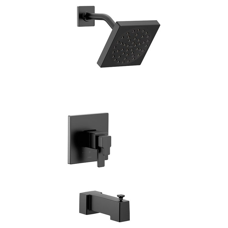 Tub and Shower Trim 90 Degree M-Core 2-Series Matte Black - Image 1