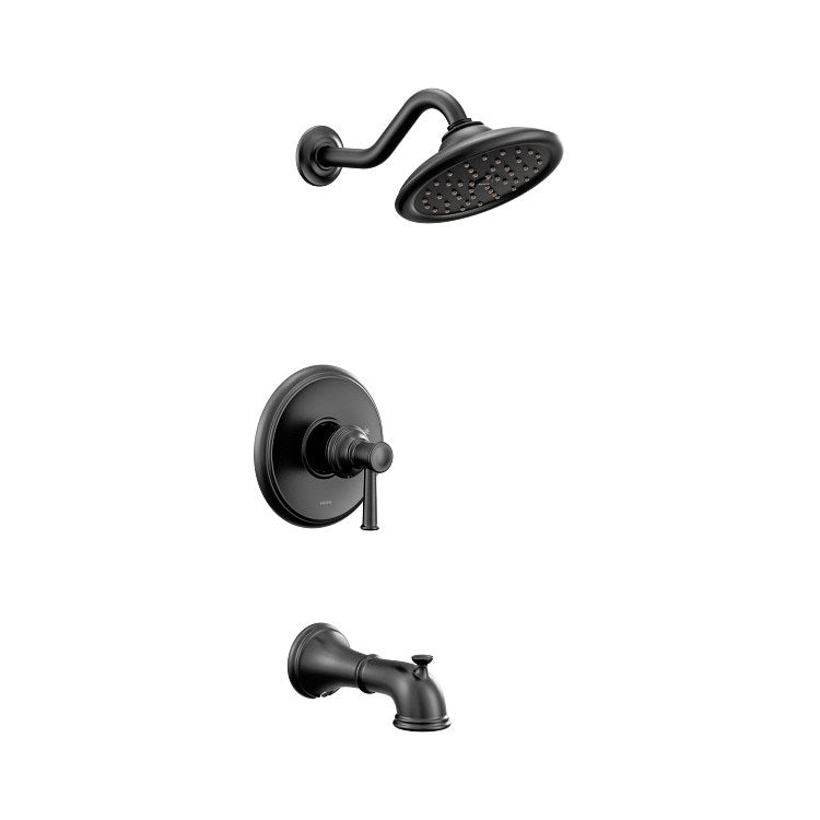 Tub and Shower Trim Belfield M-Core 2-Series Eco-Performance 1 Lever Matte Black WaterSense ADA Slip Fit Diverter - Image 1