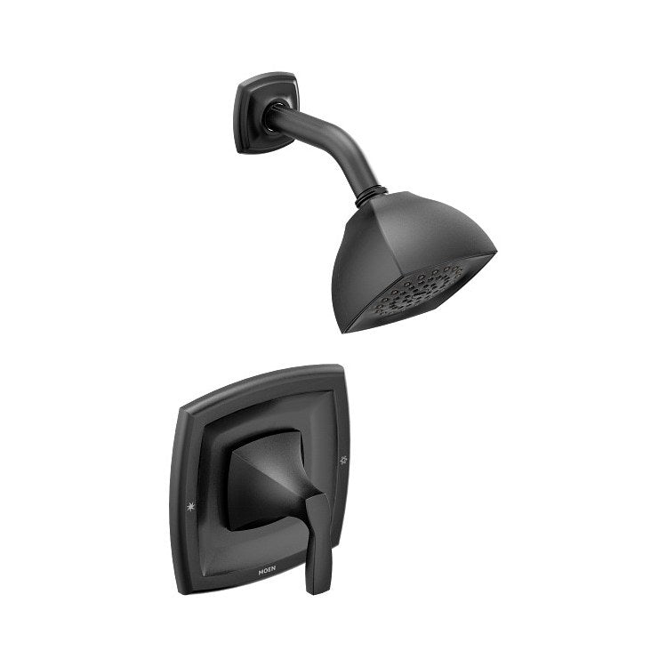 Shower Trim Voss Posi-Temp Eco-Performance 1 Lever Matte Black ADA 1.75 Gallons per Minute 1 Function Square for Valve 62300 and 2500 - Image 1