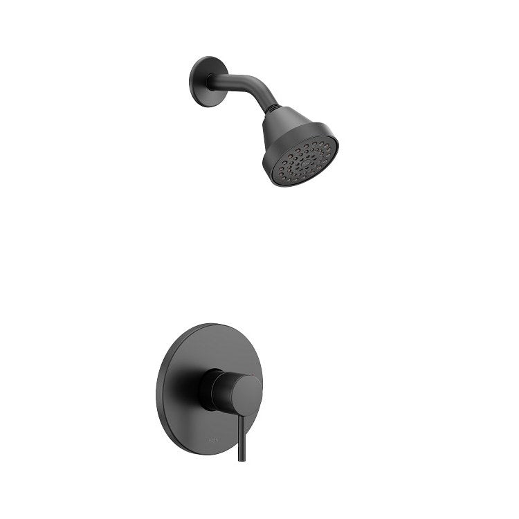 Shower Trim Voss M-Core 2-Series Eco-Performance 1 Lever Matte Black ADA 1 Function Square for Valve U130 and U140 - Image 1