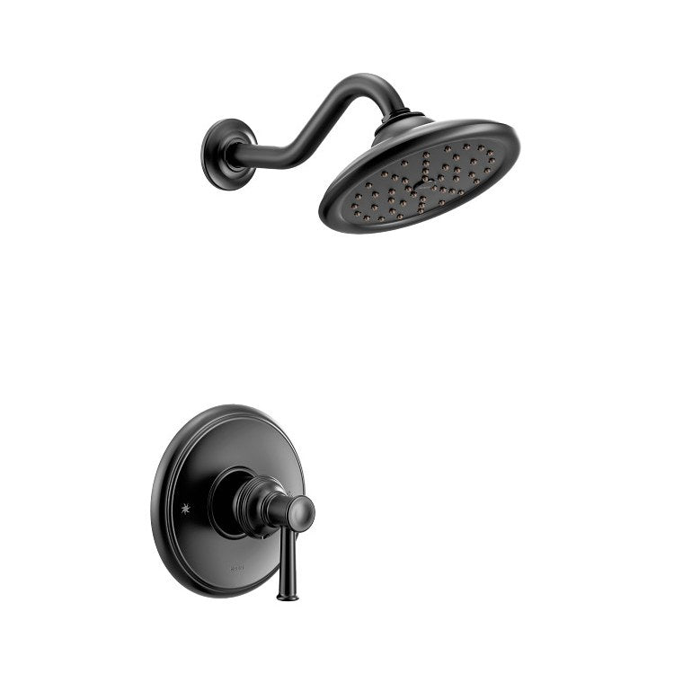 Shower Trim Belfield M-Core 3-Series Eco-Performance 1 Lever Matte Black ADA 1.75 Gallons per Minute 1 Function Rainshower for Valve U130 and U140 - Image 1
