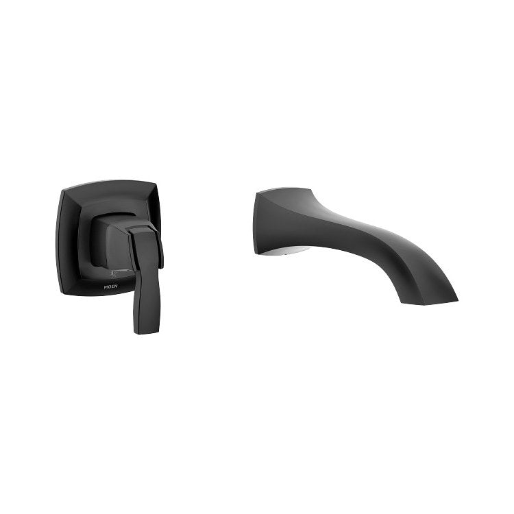 Tub Filler Voss Wall Mount 1 Lever ADA Matte Black 8.0 Gallons per Minute - Image 1
