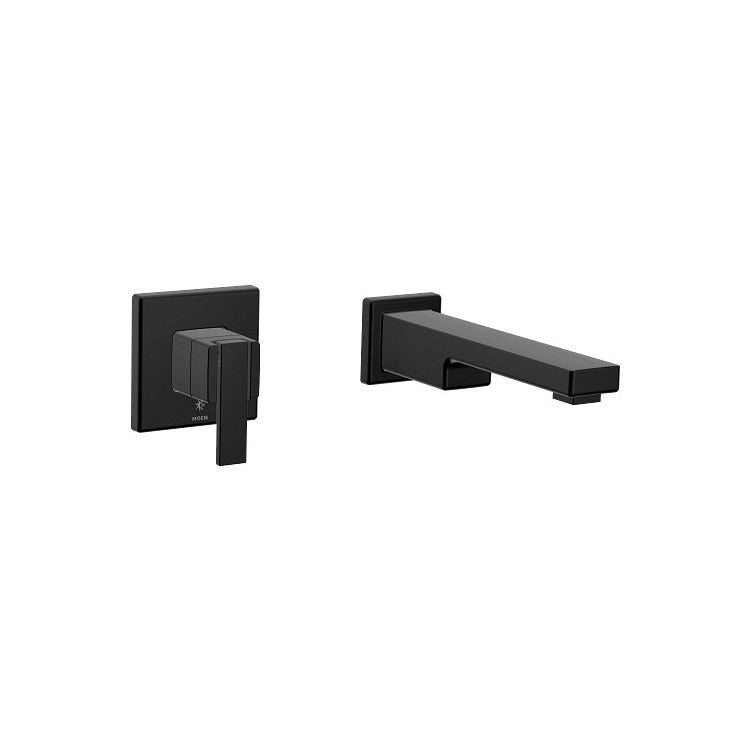 Tub Filler 90 Degree Wall Mount 1 Lever ADA Matte Black 8.0 Gallons per Minute - Image 1