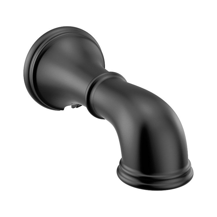 Tub Spout Belfield Non-Diverter Matte Black 7-3/4 Inch Metal - Image 1