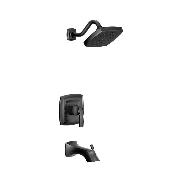 Tub and Shower Trim Voss M-Core 3-Series Eco-Performance 1 Lever Matte Black ADA 1.75 Gallons per Minute for U130 U140 Valve - Image 1