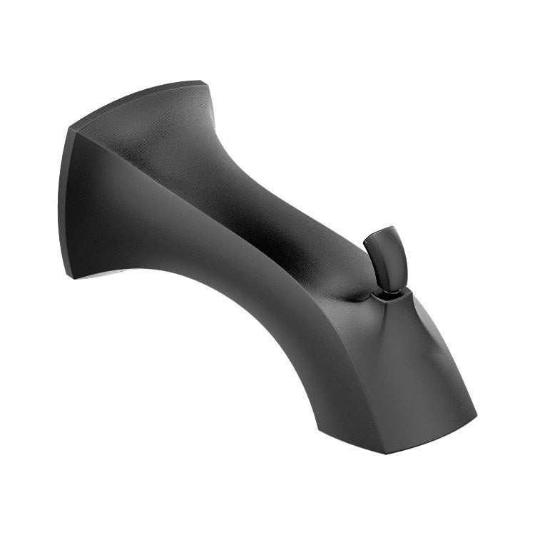 Tub Spout Voss with Diverter Matte Black 7-15/16 Inch Metal - Image 1