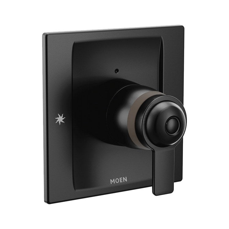 Thermostatic Trim 90 Degree 3/4IN 1 Lever Matte Black ADA for S3371 S3600 Valve - Image 1