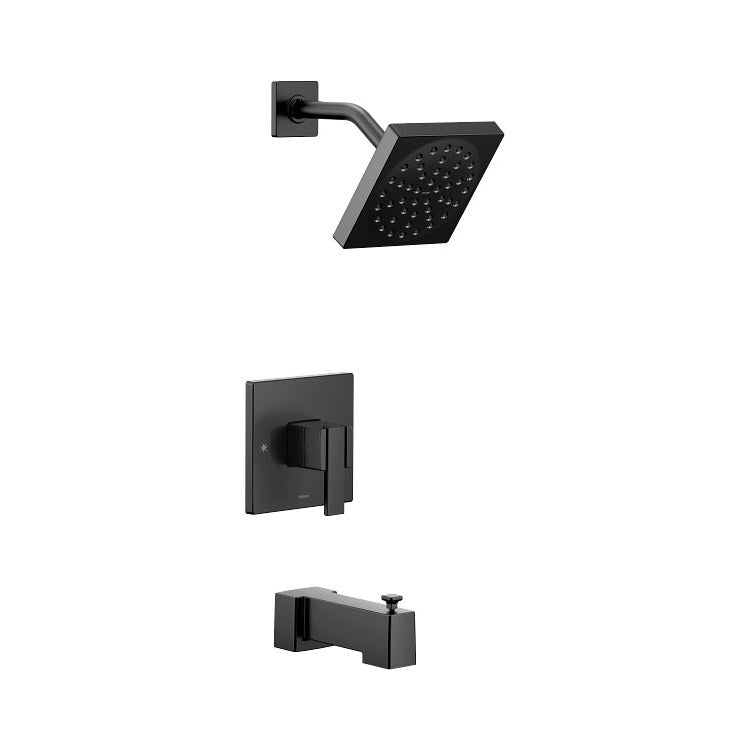 Tub and Shower Trim 90 Degree M-Core 2-Series Eco-Performance 1 Lever Matte Black WaterSense ADA - Image 1