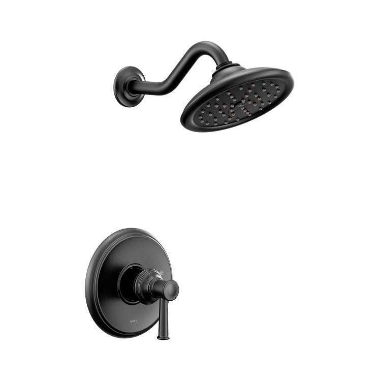 Shower Trim Belfield M-Core 2-Series Eco-Performance 1 Lever Matte Black ADA 1.75 Gallons per Minute 1 Function Rainshower for Valve U130 and U140 - Image 1