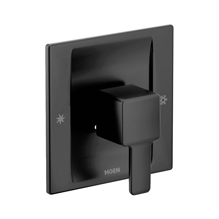 Pressure Balance Valve Trim 90 Degree Posi-Temp 1 Lever Matte Black ADA for 62300 2500 Valve