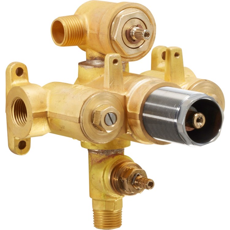 Thermostatic Valve StyleTherm with Integral Non-Shared Dual Outlets & Integral Single Volume Control 1 Handle 1/2 Inch - Image 1