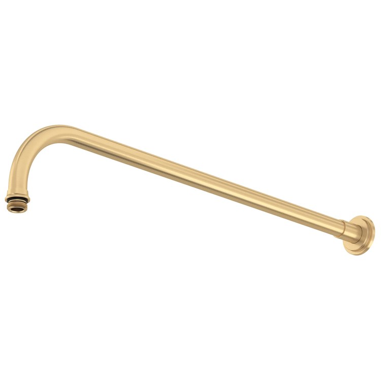Shower Arm Satin English Gold 20 Inch Brass Wall Mount - Image 1