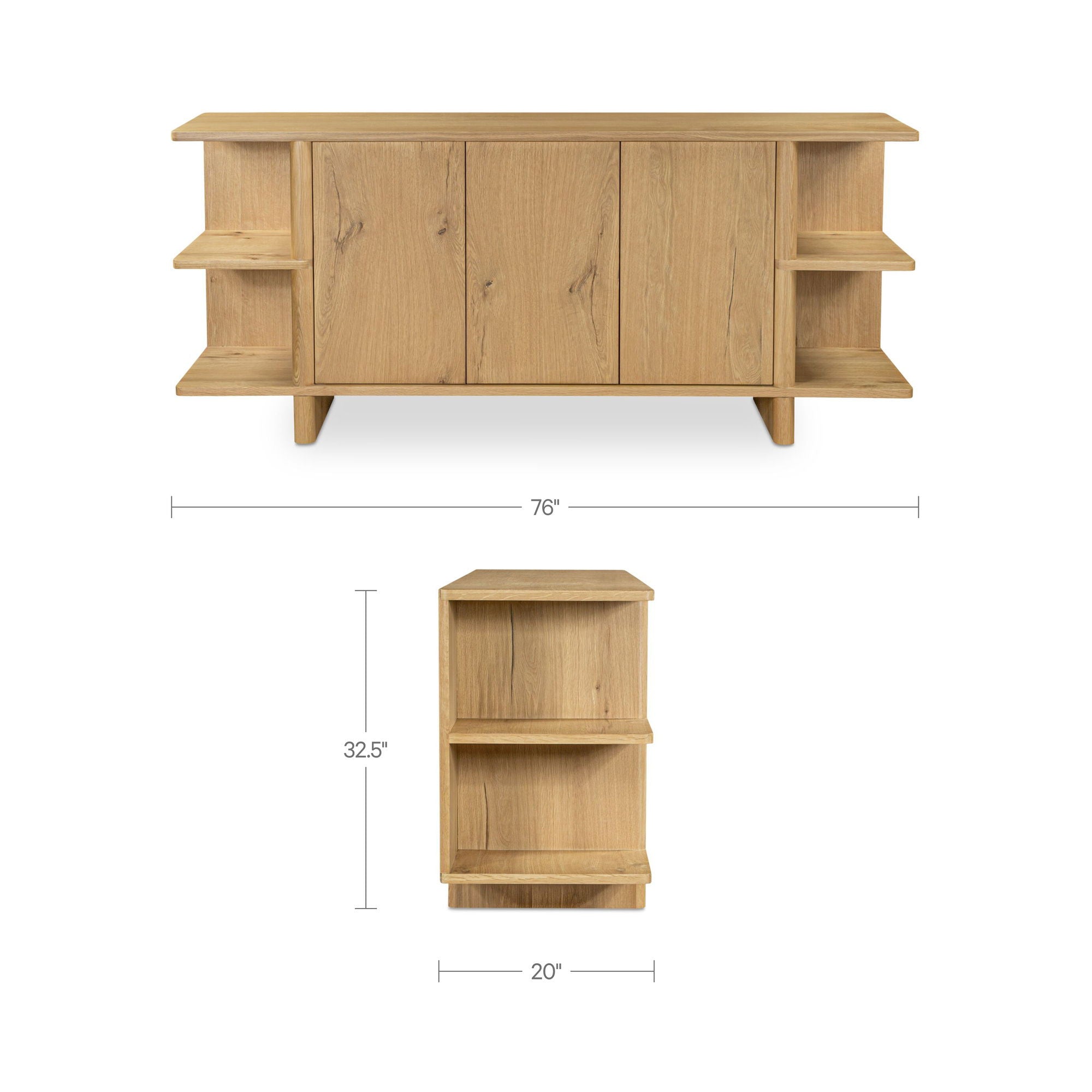 Casey - Sideboard - Rustic / Oak / Natural - Image 2