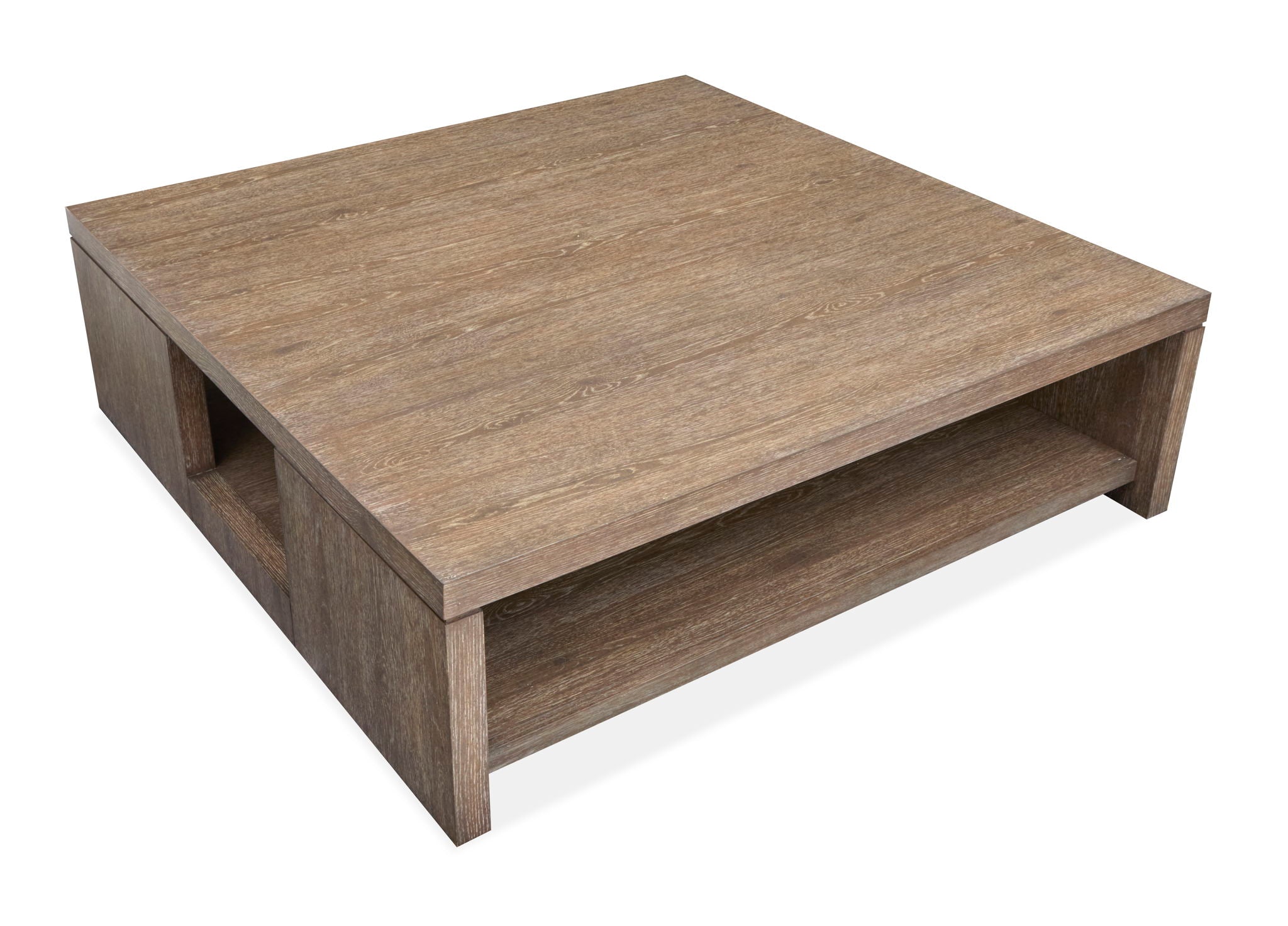 Conway - Square Cocktail Table With Casters - Spiced Brown - Image 2