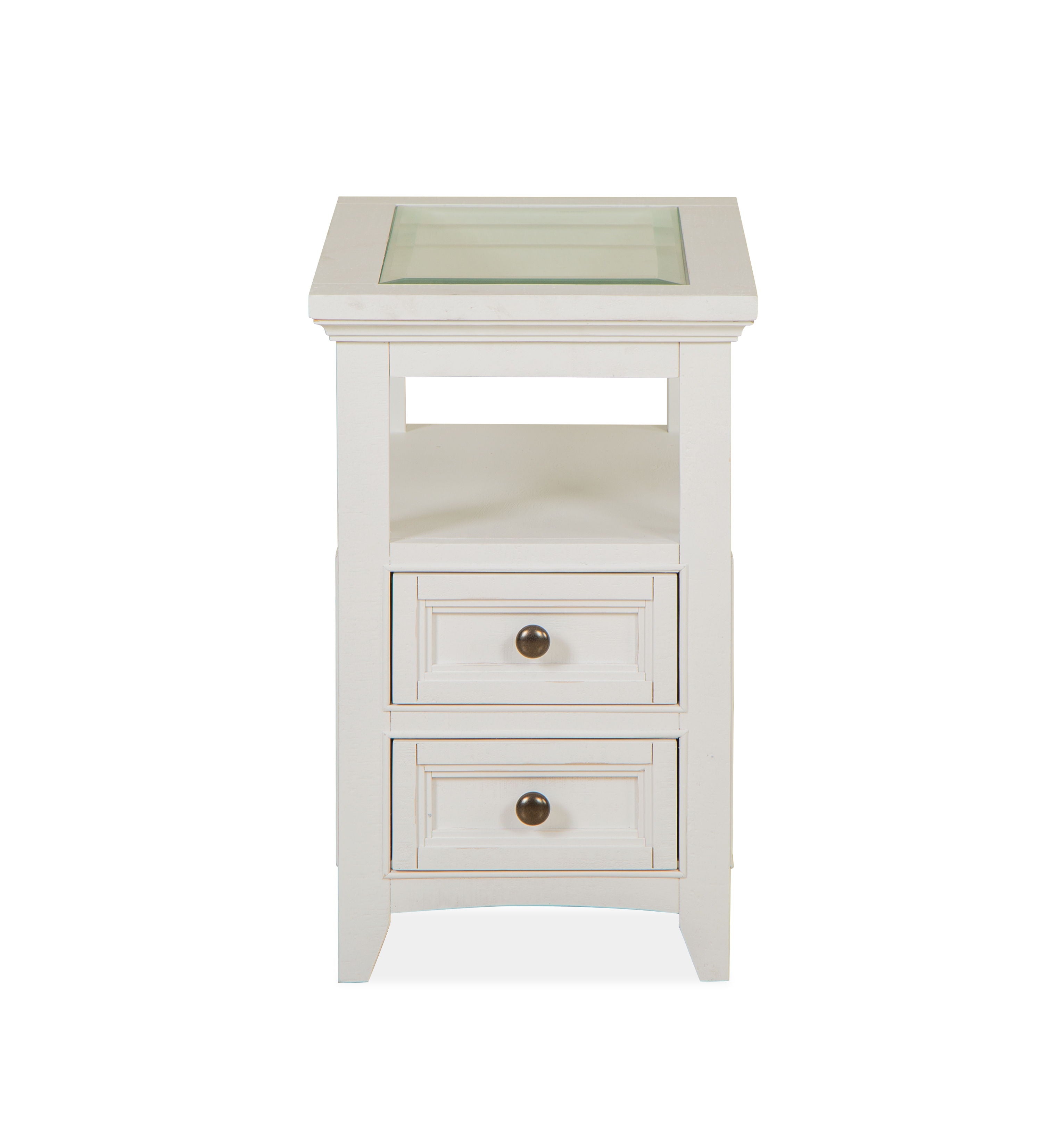 Heron Cove – Chairside End Table – Chalk White