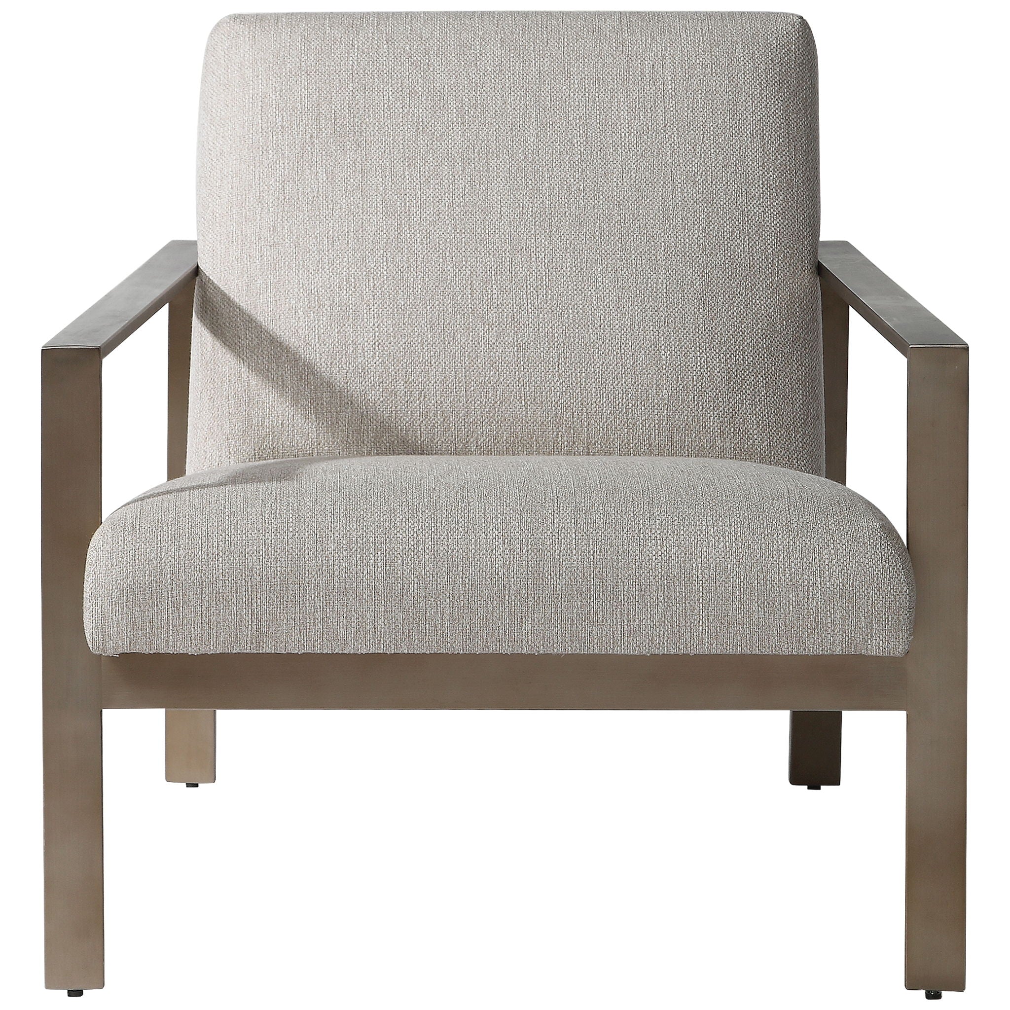 Wills - Contemporary Accent Chair - Beige - Image 1