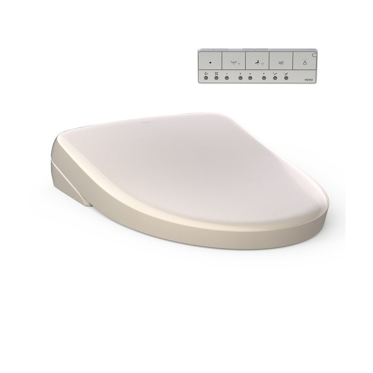 Contemporary S7A Elongated Bidet Seat Washlet+ with Ewater+ and Auto Open/Close Lid