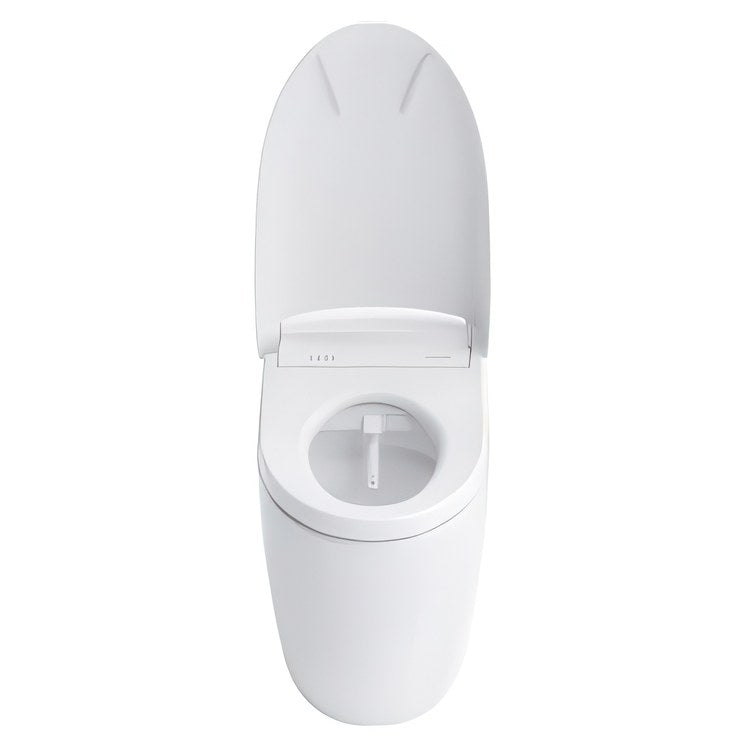 Toilet Neorest AS/RS 1 Piece Bowl Unit Cotton Elongated WaterSense/CALGreen ADA 0.8/1.0 Gallons per Flush Auto - Image 2