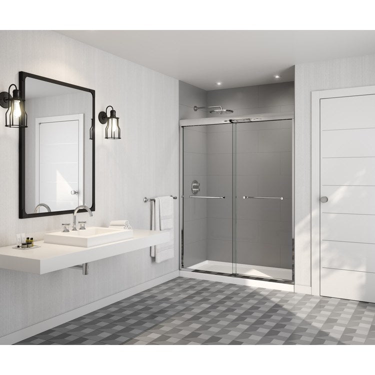 Shower Wall Kit Traditional Subway Tile Glue Up 36 x 62 x 96 Inch Ash Gray Swanstone - Image 3
