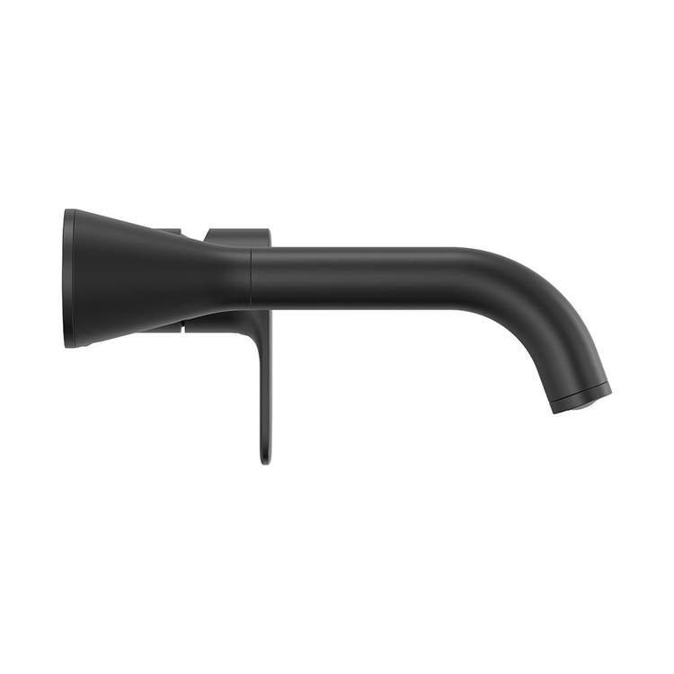 Lavatory Faucet Aspirations 1 Lever ADA CALGreen/CEC/WaterSense Matte Black 1.5 Gallons per Minute Wall Angled Less Drain 2 Hole - Image 2