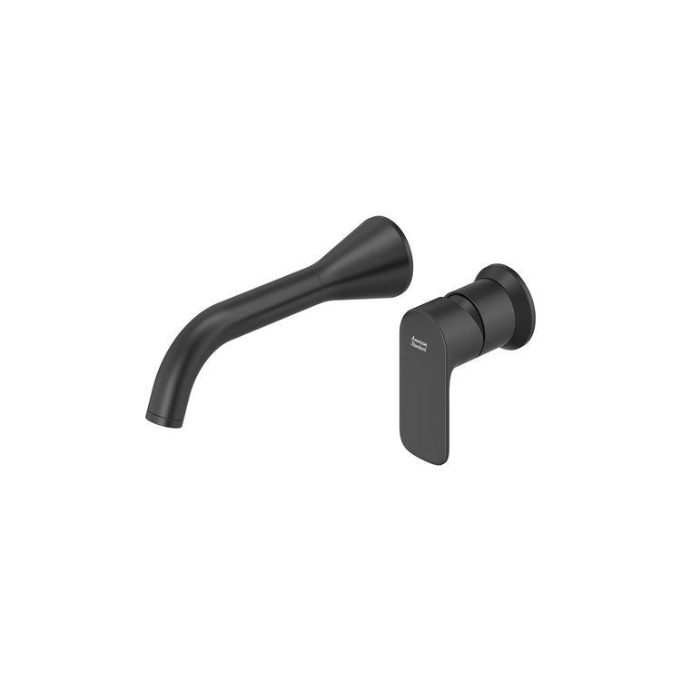 Lavatory Faucet Aspirations 1 Lever ADA CALGreen/CEC/WaterSense Matte Black 1.5 Gallons per Minute Wall Angled Less Drain 2 Hole - Image 3