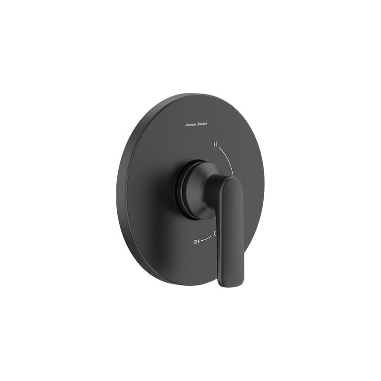 Pressure Balance Valve Trim Aspirations Dual Function 1 Lever Matte Black WaterSense ADA - Image 1