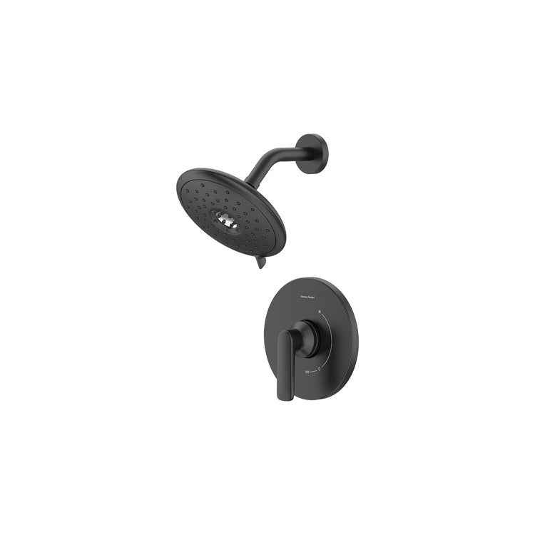 Shower Trim Aspirations 1 Lever Matte Black WaterSense Includes 1.8 GPM Single Function Shower Head/Double Ceramic Disks Pressure Balance Cartridge Brass - Image 3
