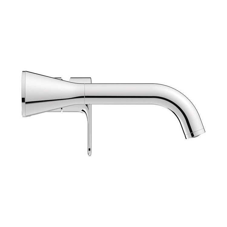 Lavatory Faucet Aspirations 1 Lever ADA CALGreen/CEC/WaterSense Chrome 1.5 Gallons per Minute Wall Angled Less Drain 2 Hole - Image 2