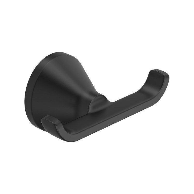 Robe Hook Aspirations Matte Black 2 Inch 2-3/8 Inch Wall Mount Metal - Image 1