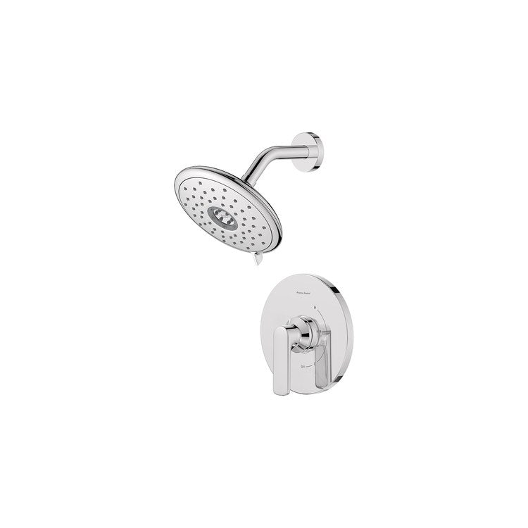 Shower Trim Aspirations 1 Lever Chrome WaterSense Includes 1.8 GPM Single Function Shower Head/Double Ceramic Disks Pressure Balance Cartridge Brass - Image 3