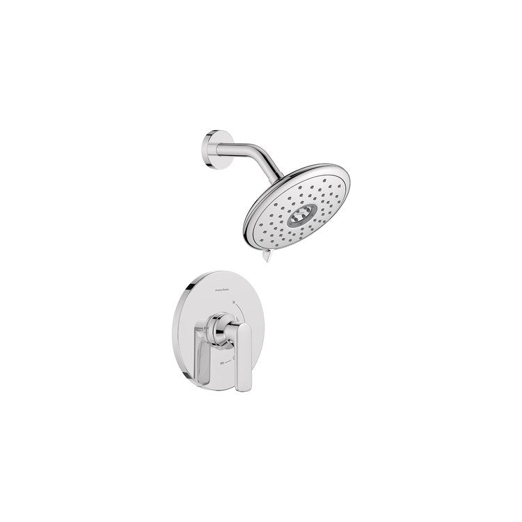 Shower Trim Aspirations 1 Lever Chrome WaterSense Includes 1.8 GPM Single Function Shower Head/Double Ceramic Disks Pressure Balance Cartridge Brass - Image 1
