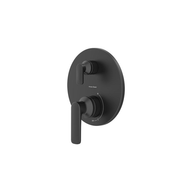Pressure Balance Valve Trim Aspirations 2 or 3 Way 2 Lever Matte Black WaterSense ADA - Image 3