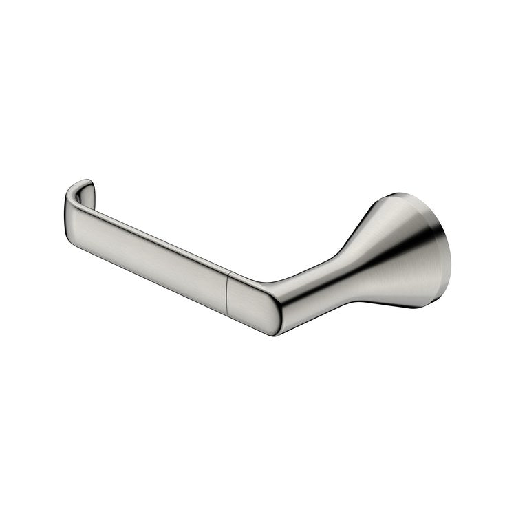 Toilet Paper Holder Aspirations Spring Bar Brushed Nickel Metal Wall Mount 7 Inch - Image 2