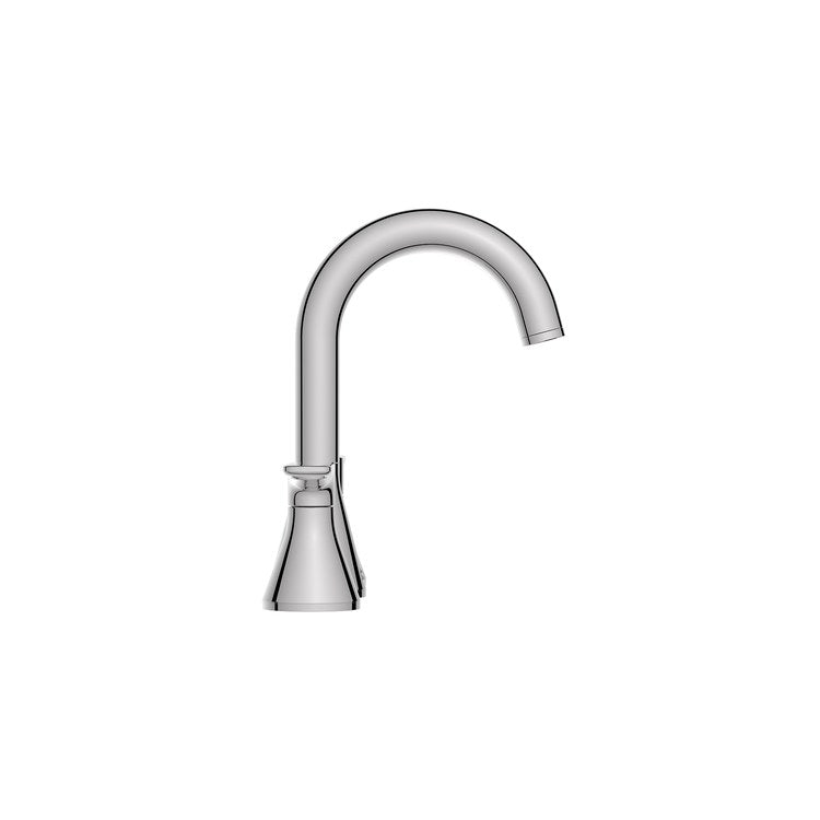 Lavatory Faucet Aspirations Widespread 8 Inch Spread 2 Lever ADA CALGreen/CEC/WaterSense Chrome 1.2 Gallons per Minute Deck Fixed Pop-Up 3 Hole - Image 3