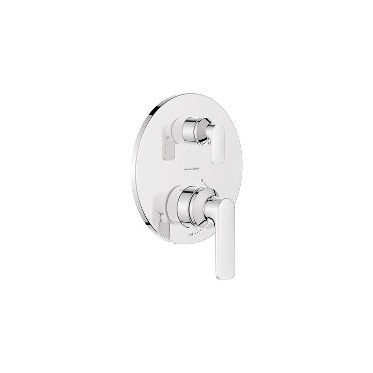 Pressure Balance Valve Trim Aspirations 2 or 3 Way 2 Lever Chrome WaterSense ADA - Image 1