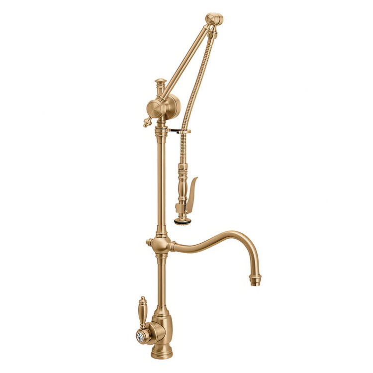 Kitchen Faucet Traditional Gantry 1 Lever Classic Bronze 2.2 Gallons per Minute - Image 1